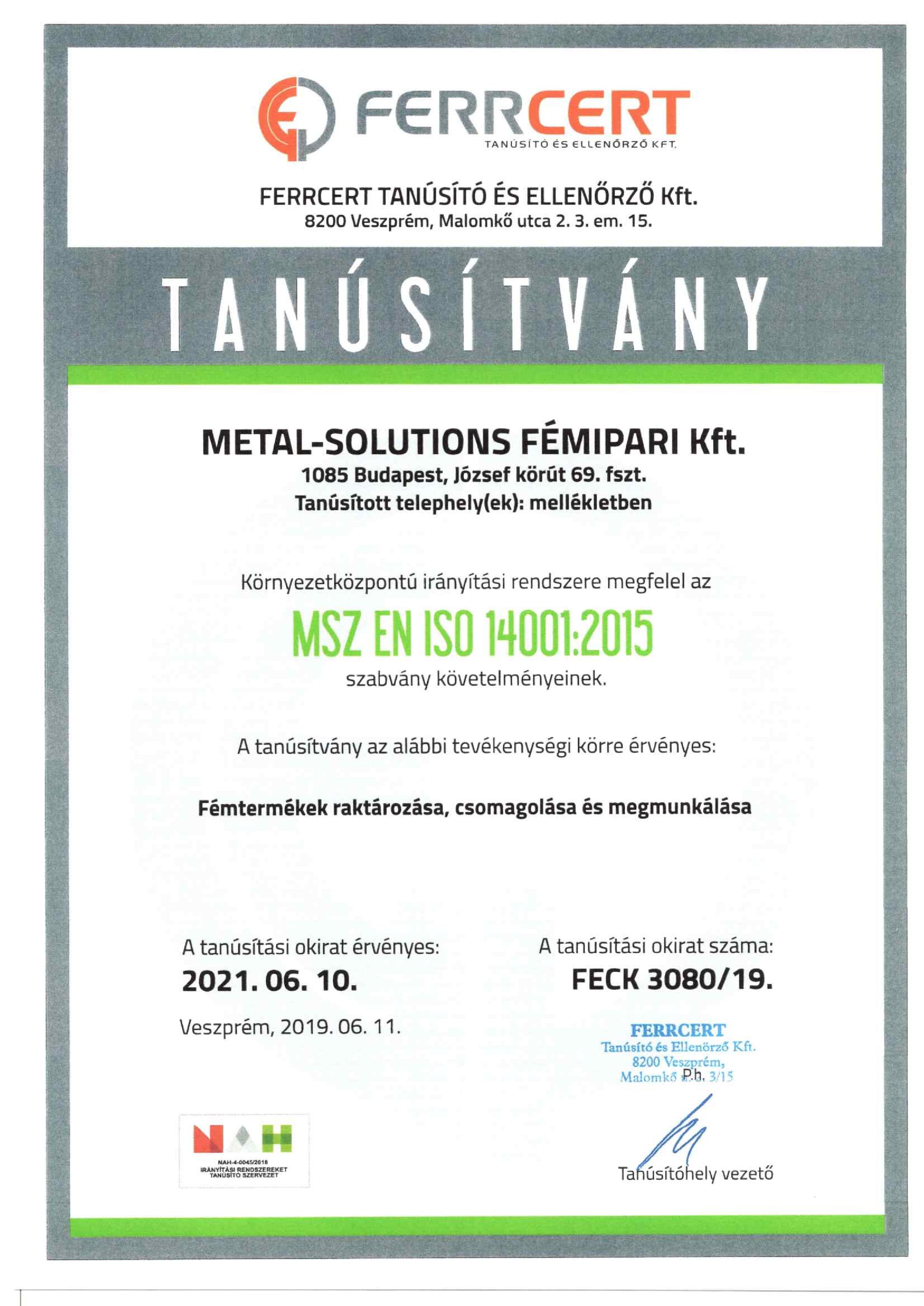 tan msz 14001 2015
