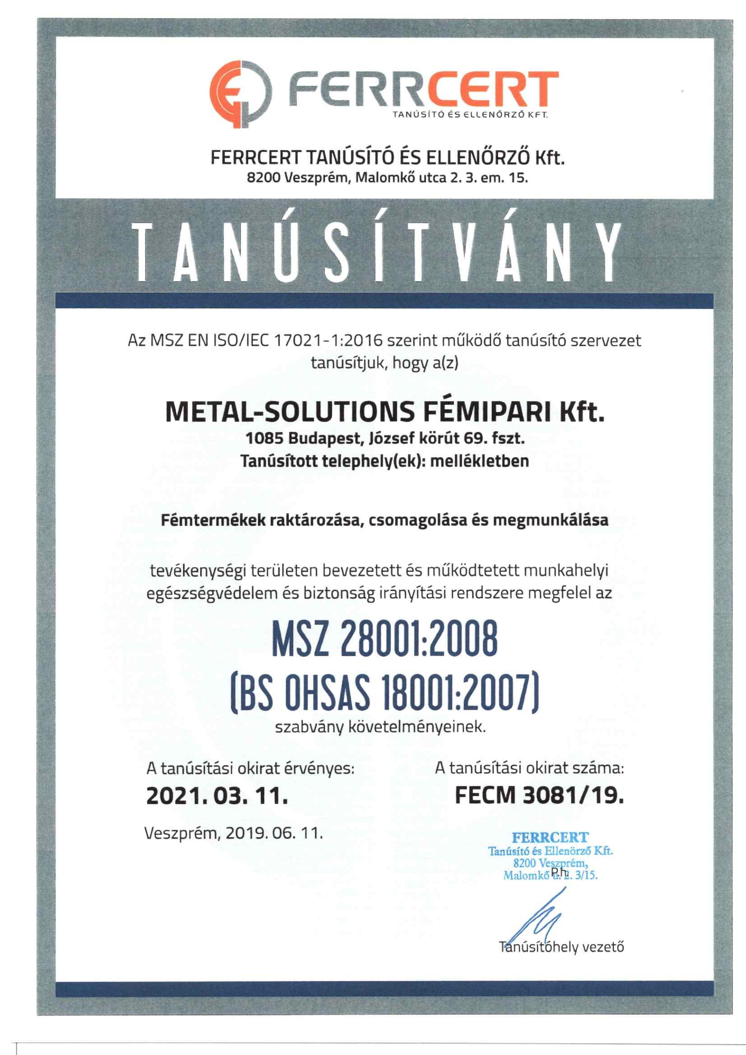 tan msz 28001 2008